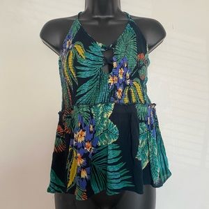 Floral Top Spring Summer Size Large